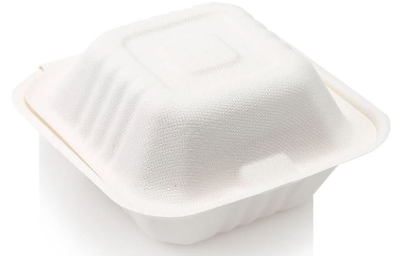 Bagasse / Sugarcane Pulp Hamburger Box