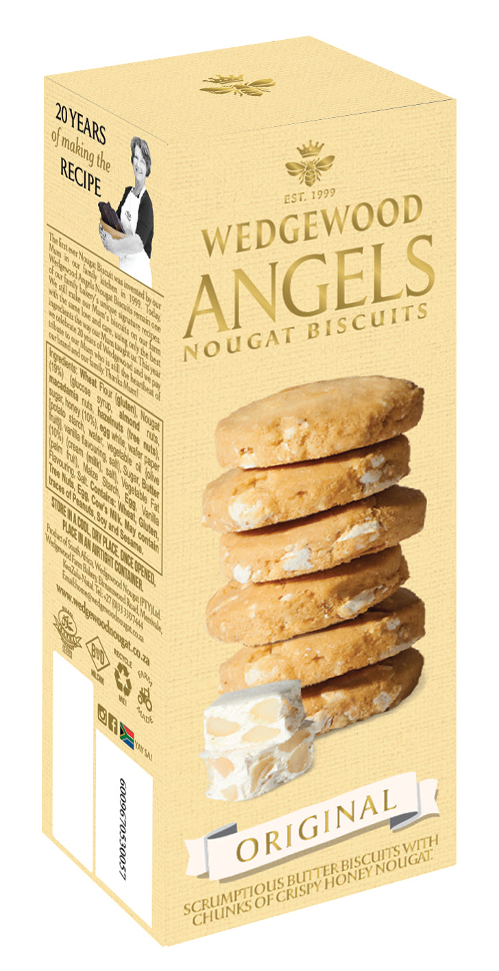 Angel Honey Nougat Biscuits - Original 10 x 150g