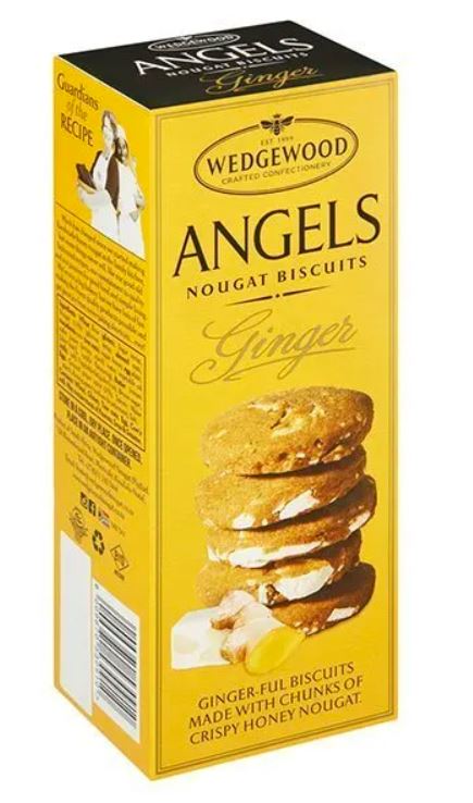 Angel Honey Nougat Biscuits - Ginger 10 x 150g