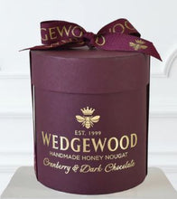 Load image into Gallery viewer, Cranberry &amp; Dark Choc Bon Bons - Small Hat Box Maroon - LT
