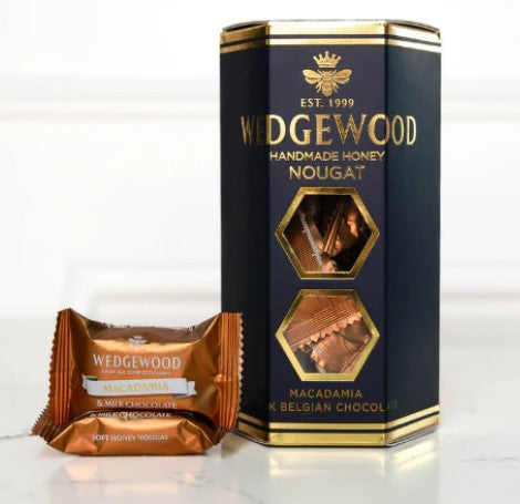 Nougat Gift Box - Milk Chocolate Macadamia Bon Bons 8 x 140g
